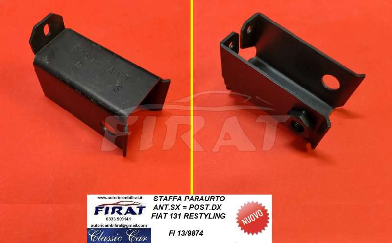 STAFFA PARAURTO FIAT 131 RESTYLING ANT.SX = POST.DX